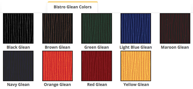 Bistro glean colors.