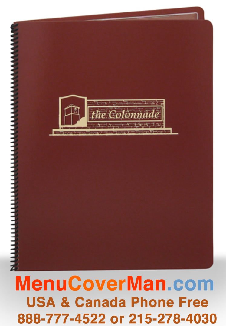 Chesterfield Country Club Menu Covers