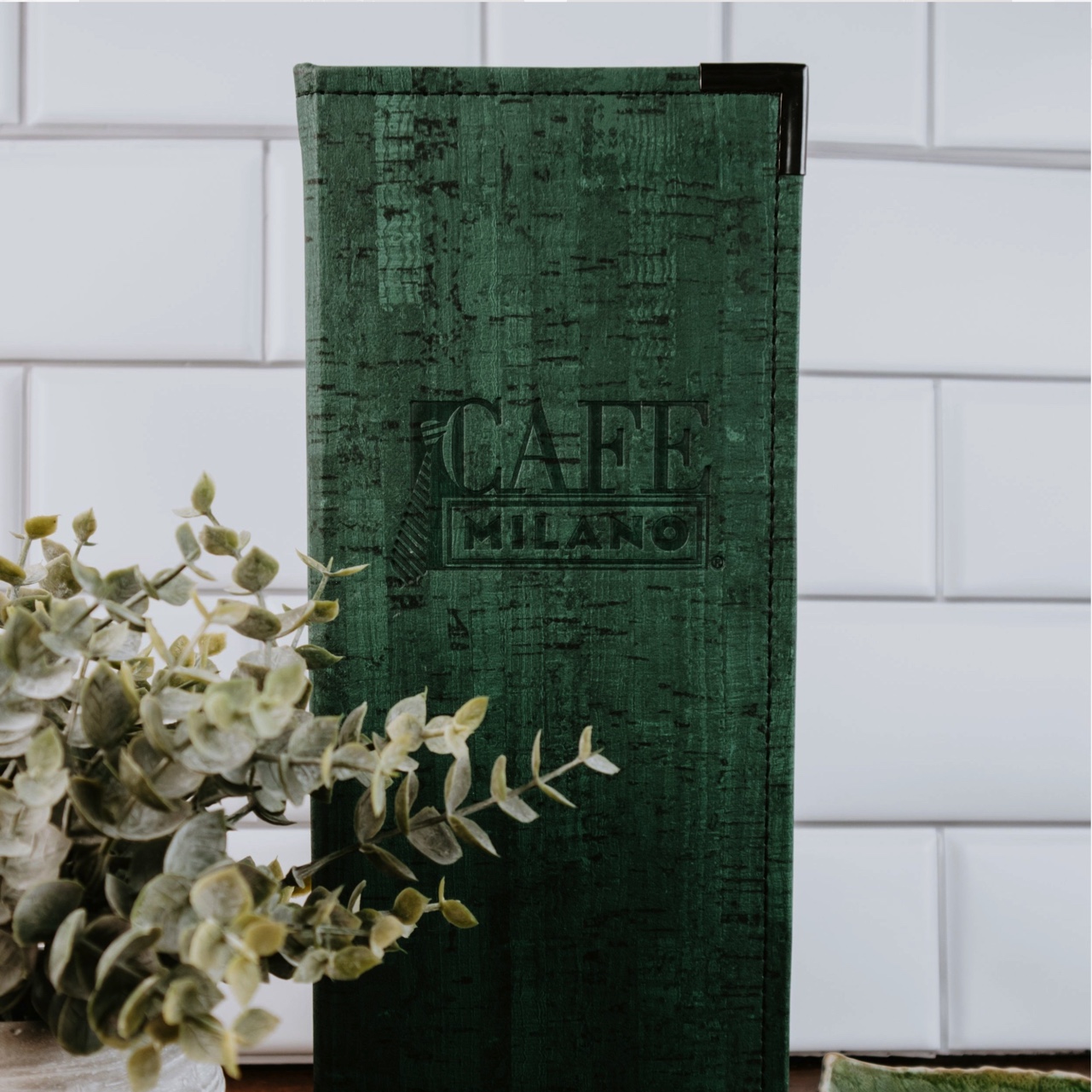 Vino Cafe Milano Menu Jacket