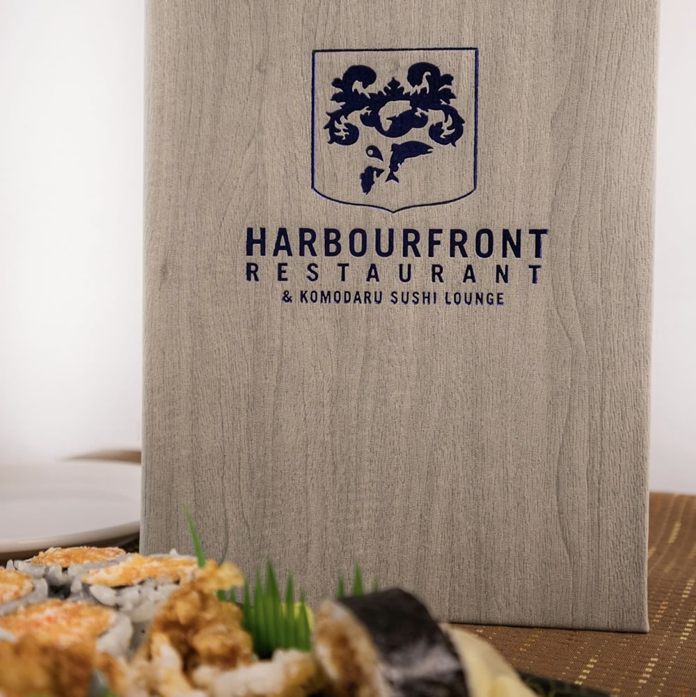 HarbourFront-Restaurant - Sherwood Menu Cover