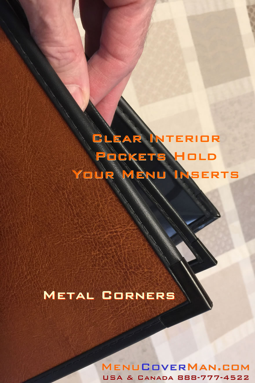Pocket Interior Menu Covers