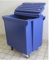 Heavy duty cold storage rolling bin for caterers and restaurant parties.