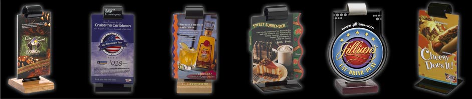 The Menu Roll Stand from Menucoverman.com