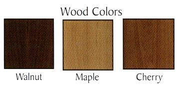 Wood binder color bar.