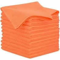 Microfiber Cleaning Cloth - Orange Design