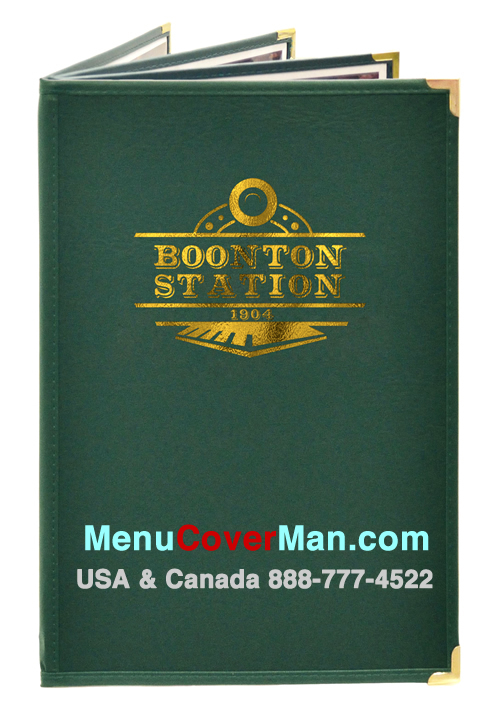 Logo branded menu covers within the reach of every budget.