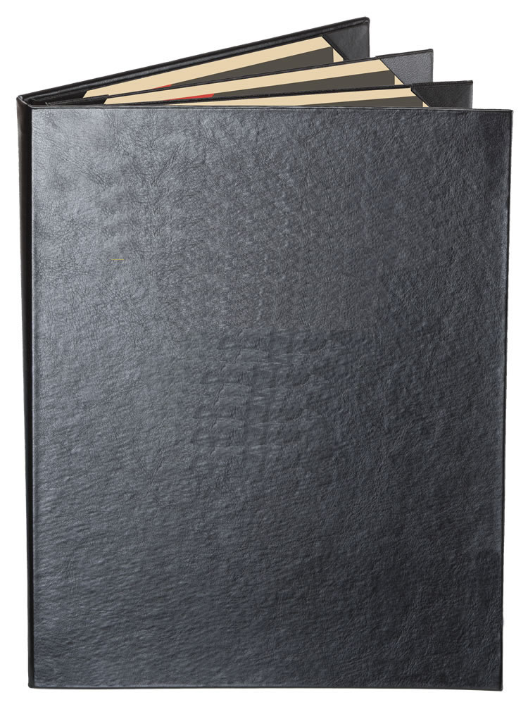 Cascade casebound menu covers. Your imprint can be designed for you for free.