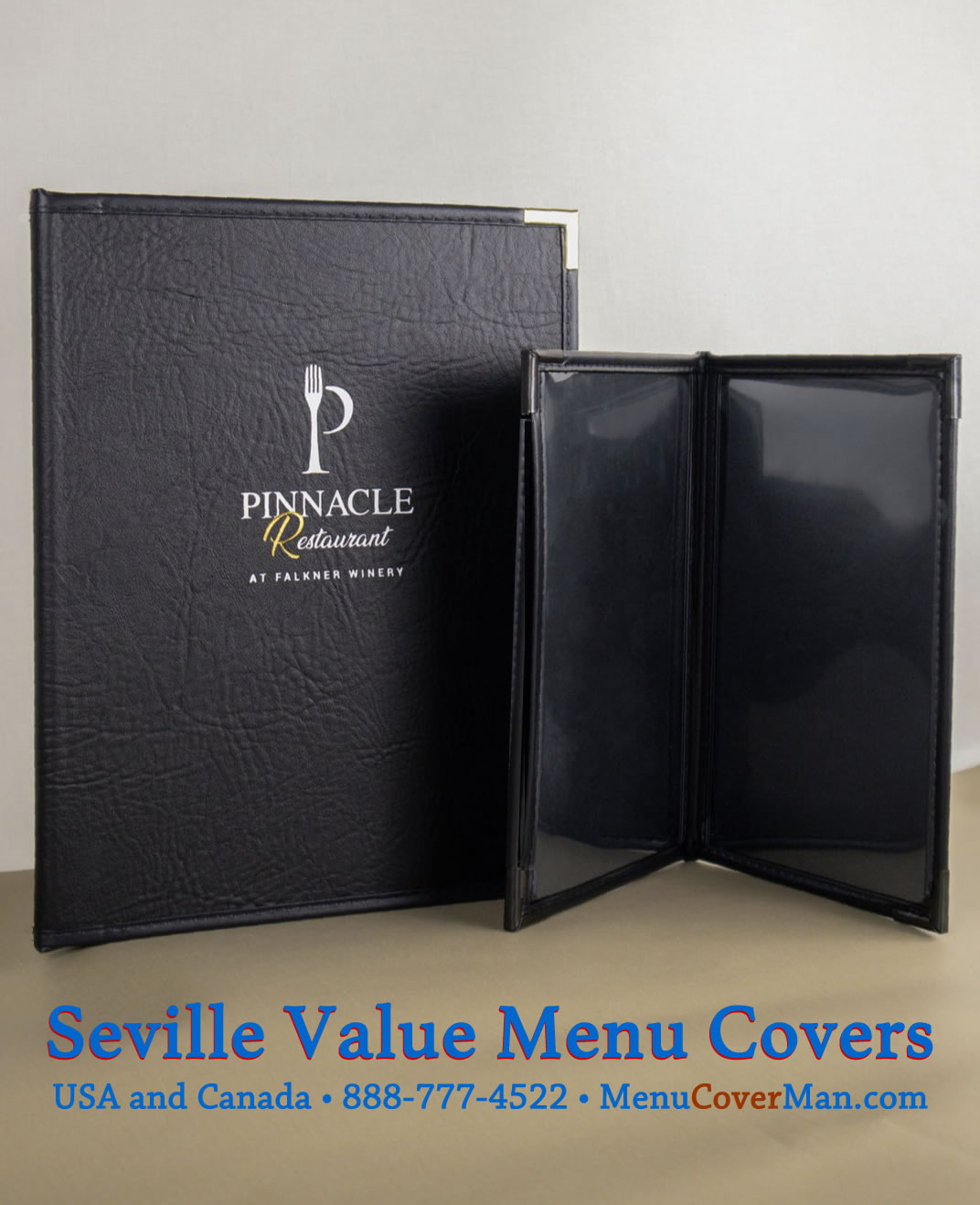 Seville Value Menu Covers ready for your restaurant TODAY!