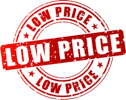 Low price symbol.