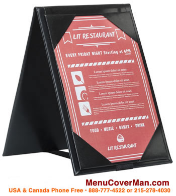 Super low price basic budget restaurant table tents.